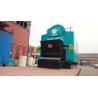 Horizontal Wood Fired Steam Boiler Low Pollution Combustion Automatic And Chain
