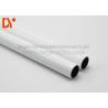 Grey / White Color Lean Coated Steel Pipe , Cold Rolled Pe Steel Pipe Glossy