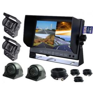 4CH 7" TFT Car Monitor wogan truck Cameras DVR system with 32 GB SD card