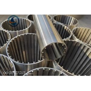 SS304 Wedge Wire Screen Filter OD 60mm 0.12mm Slot Opening
