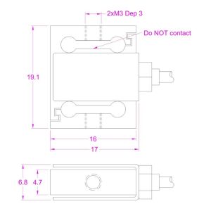 China Miniature Force Sensor 1lb Micro Compression Load Cell 200g 500g Force Transducer 2N 5N wholesale