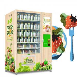 China belt conveyor lift refrigerated beer combo vending machine dispenser machine for fruit salad supplier