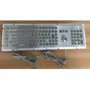 A IP65 vandal proof and water resistant metal keyboard for industrial application