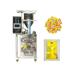 China Piston Pump Tomato Sauce Packaging Machine , Pillow Seal Automatic Packing Machine supplier