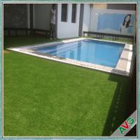Recyclable Garden Artificial Grass With 4 / 3 Tone Color 16800s / Sqm