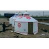 China Painted Steel Frame Mongolian Yurt Tent / Round Tent Yurt With Bamboo Structure wholesale