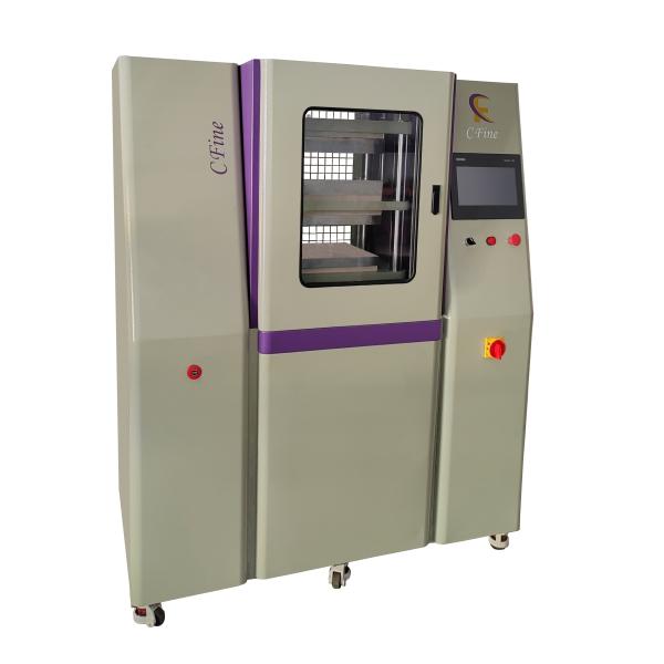 Máquina vulcanizadora plana de aleación de 400x400mm con control de pantalla táctil para productos de caucho