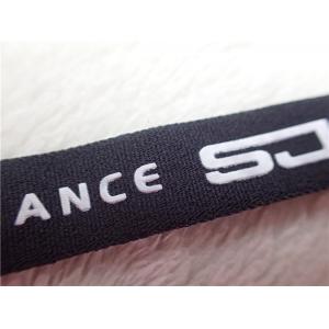 China Professional Polyester Elastic  Cloth Band With Printing Silicone Logo supplier