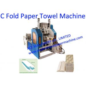 Automatic C Fold Paper Towel Machine , C Fold Hand Towel Folding Machine 900Sheet/Min