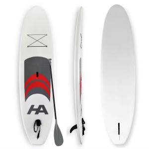 wholesale customized logo solid durable plastic all skill levels mioe grip hardshell stand up paddle sup board
