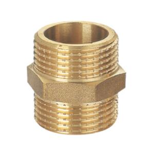 China Precisão encaixes de bronze M/M rosqueado fazendo à máquina Brass Hexagon Nipple supplier
