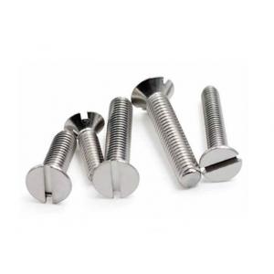 China Finish Carbon Steel Slotted Countersunk Wood Screws Zinc Plated  M2.5 X 6mm - M16 X 200mm supplier