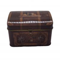 China Jewelry Storage Custom Tin Can Small Treasure Chest Tin Box Candies Gifts Packaging on sale