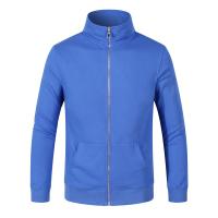 China High Quality Causal Zipper Hoodie Custom Logo With 85% Cotton 15% Polyester Fiber Long Sleeve on sale