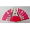 China Printed paper hand fan with plastic ribs or wooden ribs, size 23cm, perfect business gifts wholesale