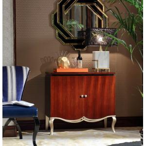 China Luxury furniture for Villa house Reception table and Console cabients by Ebony wood in Glossy painting Sliver leaf wholesale