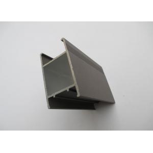 China Anodized Aluminium Sliding Door Profiles , Aluminium Edge Profile For Wardrobe supplier