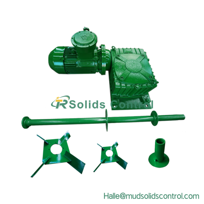 China Agitador de tanque anti-asentamiento TRJQB15, agitador de lodo de perforación con velocidad de impulsor de 60/72 r/min y potencia del motor de 15kw supplier