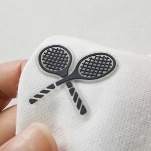 Silicone Logo Clothing Transfer Heat Label Soft Silicone Label For Sports Coat