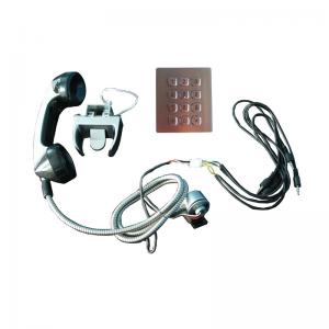 Sliver Alloy weather proof phones Sets With Numeric Keypad for kiosk