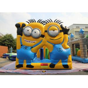 China Minions Little Yellow Man Despicable Inflatable Bouncer Combo With Dual Slide SGS CE UL supplier