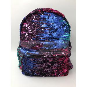 Women Polyester Laptop Bag Dazzling Sequin Backpack With Sequin Material