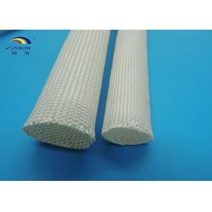 Uncoated Braided Fiberglass Sleeving for Carbon Brush , Soft and Eco-friendly