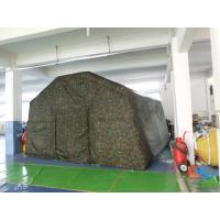 China Outdoor Camping Inflatable Tent , Inflatable Military Tent For Camping on sale