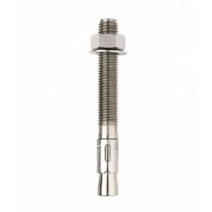 Steel Metric Screw Type Hex Head Bolt Wedge Anchor Bolts Zinc Plate Surface