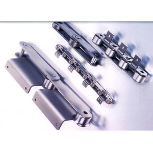 Stainless Steel Double Pitch Roller Chain Machined With Custom Attachments