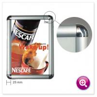 China Snap Frame Poster Holder Clip Photo 0.7mm Aluminium Frame Profile on sale
