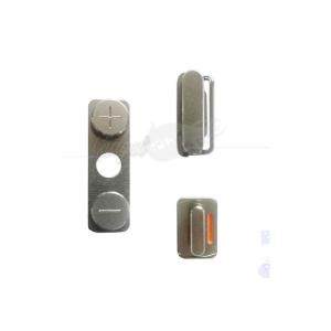 China Sobressalentes ajustados da substituição da chave lateral completa do interruptor do mudo do volume do poder do botão para o iPhone 4S supplier