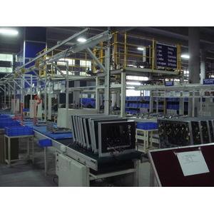 Home Appliance HD TV Assembly Line Testing System , Television Conveyor Line