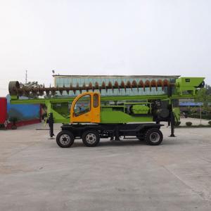 6-10m Wheeled Spiral Pile Drilling Machine With 360° Rotary Angle 8.45m Stud Height ZMZ360