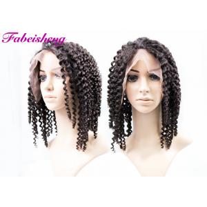 Deep Curly Malaysian Virgin Human Hair Full Lace Wigs For Black Women 8A Grade