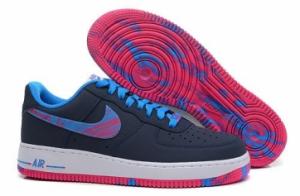 China sportsyyy.cn  Nike Air Force I Low Black Blue Shoes on sale 