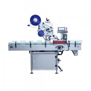 China Automatic Plastic Coffee Bag Labeling Machine With PLC Control supplier