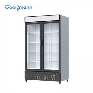 Автоматический разморозьте стеклянный холодильник охладителя, стеклянный передний холодильник напитка 942L