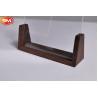 China Sillón natural de doble panel de madera en forma de U con base de haya de nuez wholesale