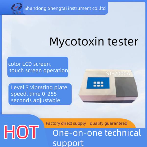 Détection rapide et quantitative des mycotoxines par LCD de 7 pouces avec les instruments de test pharmaceutiques ST2000A