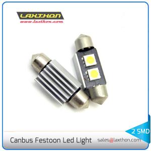 China CE RoHS 31MM 2SMD 5050 LED Interior Car Light Bulbs With Heatsink supplier