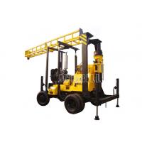 China 75mm Trailer Mounted Water Well Drilling Rigs Diamond Vertical Spindle Diesel Engine Bore on sale