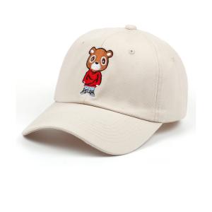 China 100% Cotton Childrens Fitted Hats Sports Cap Plain custom Embroidered logo supplier