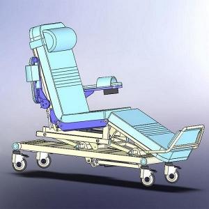 China Motor Drive Dialysis Room Chair Hospital Waiting Area Chairs Safe Load 170Kgs supplier