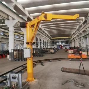 China Cantilever 600kg Electric Jib Crane Hoist Articulating supplier