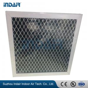China Light Weight HVAC Air Filters , High Efficiency G3 G4 Pleated Panel Air Filters supplier