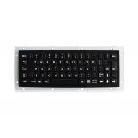 China Brushed Black Titanium Industrial Keyboard Customized Metal Koisk Keyboard on sale