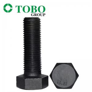 Grade 8.8 10.9 12.9 High Tensile Black Oxide Hex Head Bolts DIN 931 DIN 933 Bolt