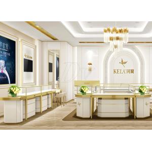 China Jewellery Showroom Furniture / Custom Display Cases Professional 3D Design supplier