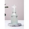 China Airtight Small Glass Diffuser Bottles 85ML With Fancy Cap LFGB wholesale